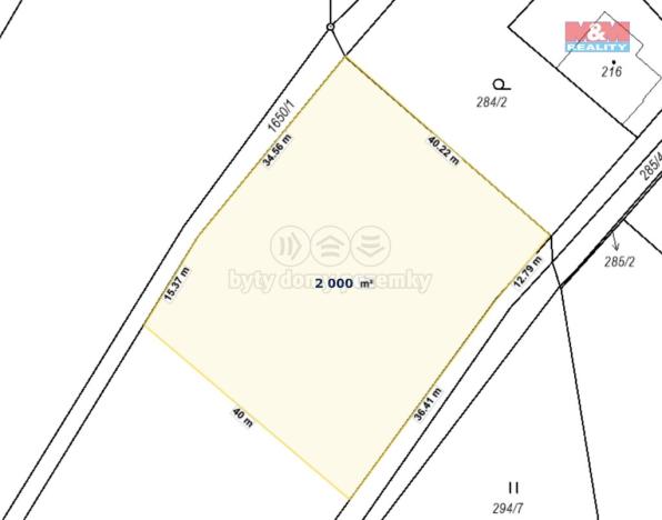 Prodej louky, Bolehošť, 2000 m2