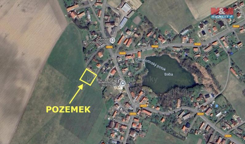 Prodej pozemku pro bydlení, Bolehošť, 2000 m2