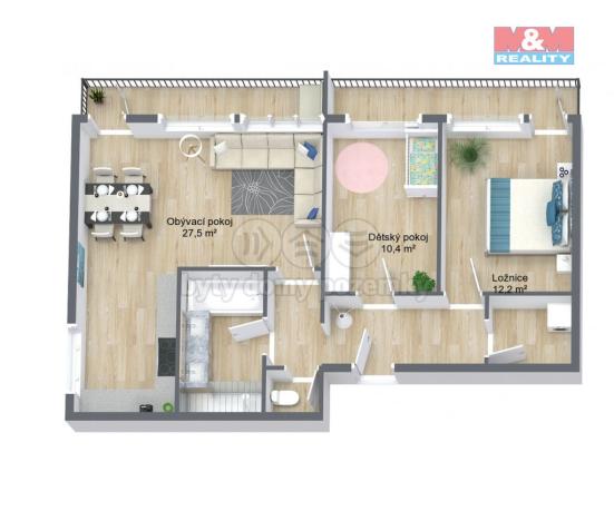 Prodej bytu 3+kk, Praha - Nusle, 74 m2