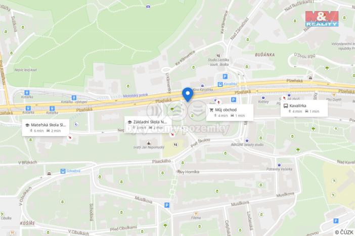 Prodej bytu 2+1, Praha - Košíře, Plzeňská, 63 m2