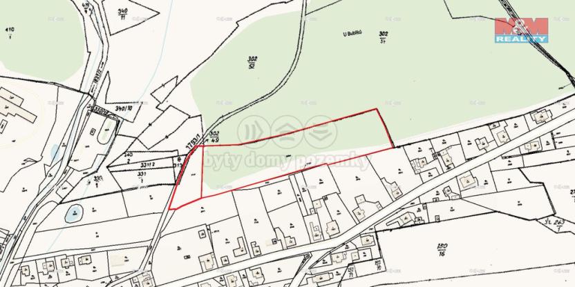 Prodej komerčního pozemku, Studánka, 1693 m2