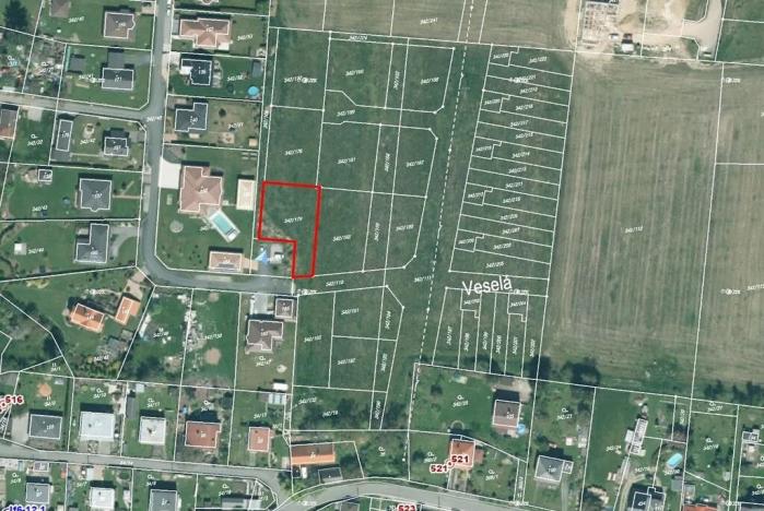 Prodej pozemku pro bydlení, Veselá, 845 m2