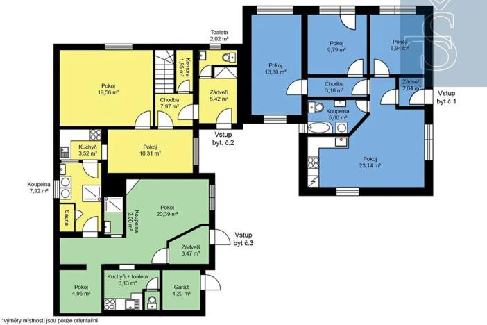 Prodej vícegeneračního domu, Praha - Hostavice, Kaňovská, 210 m2