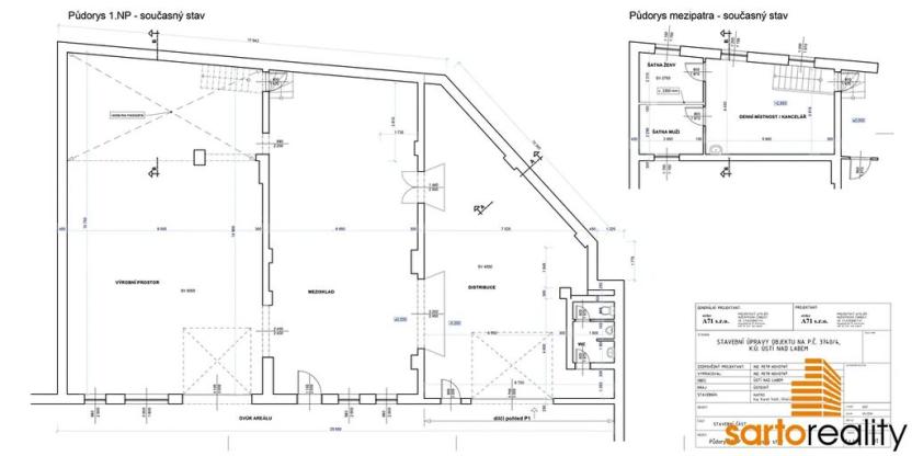 Pronájem výrobních prostor, Ústí nad Labem, Žižkova, 360 m2