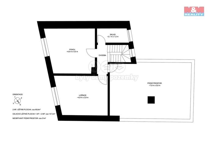 Prodej rodinného domu, Mladá Vožice, Třída Václava Vaniše, 175 m2