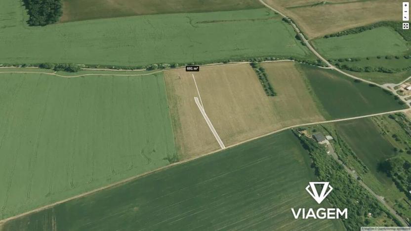 Prodej pole, Veverská Bítýška, 691 m2