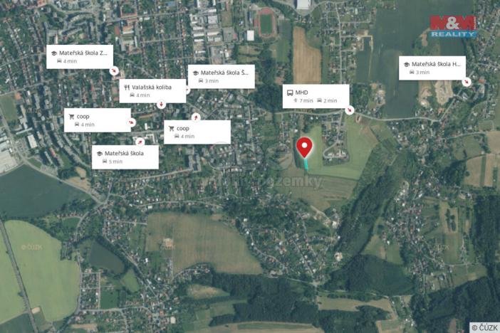 Prodej pole, Valašské Meziříčí, 2972 m2