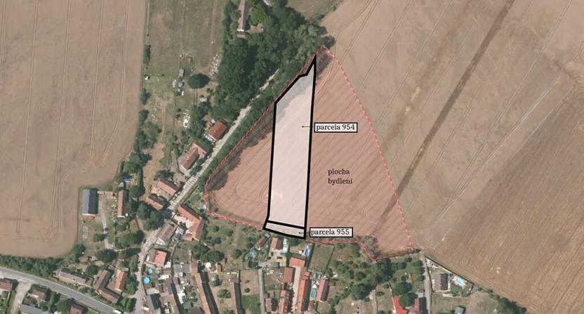 Prodej podílu pozemku pro bydlení, Dobřany, 2260 m2