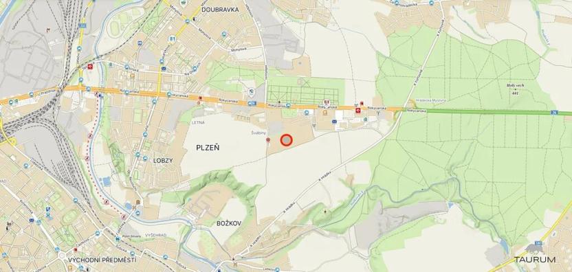 Prodej zahrady, Plzeň, 453 m2