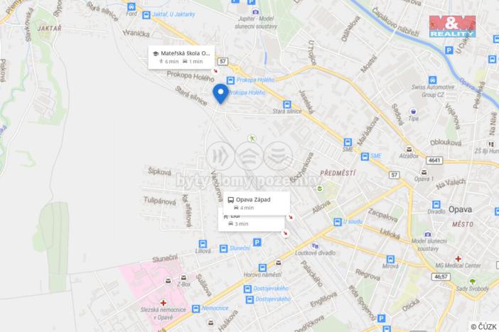 Prodej bytu 2+kk, Opava - Předměstí, Vančurova, 51 m2