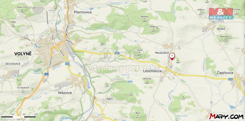 Prodej pozemku pro bydlení, Litochovice, 1109 m2