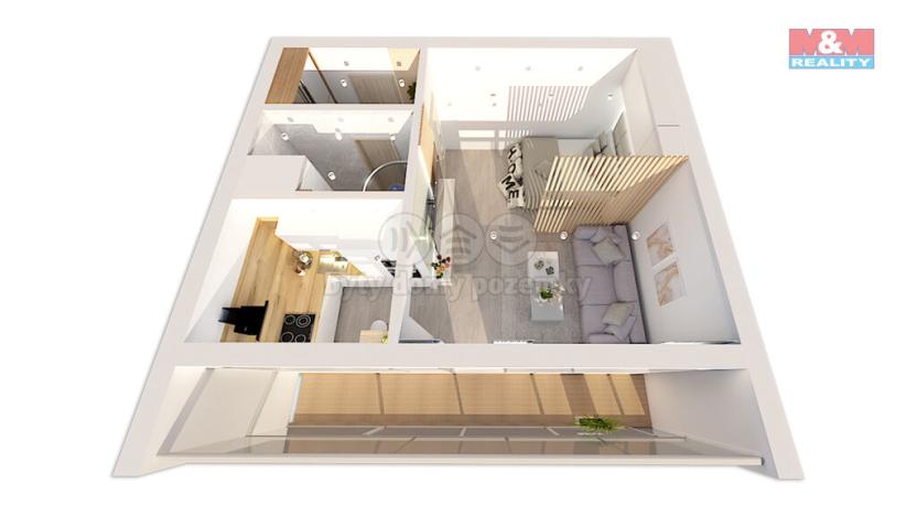 Prodej bytu 1+kk, Broumov - Olivětín, Dukelská, 29 m2