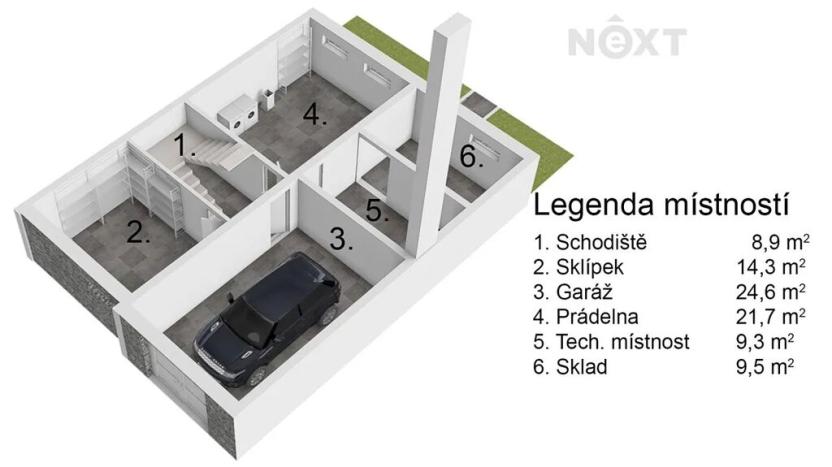 Prodej rodinného domu, Milotice, Záluží, 275 m2