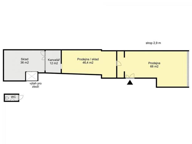 Pronájem obchodního prostoru, Kolín, Karlovo náměstí, 114 m2