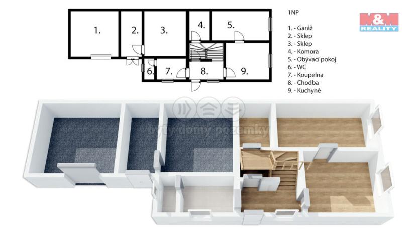 Prodej rodinného domu, Dobkovice, 120 m2