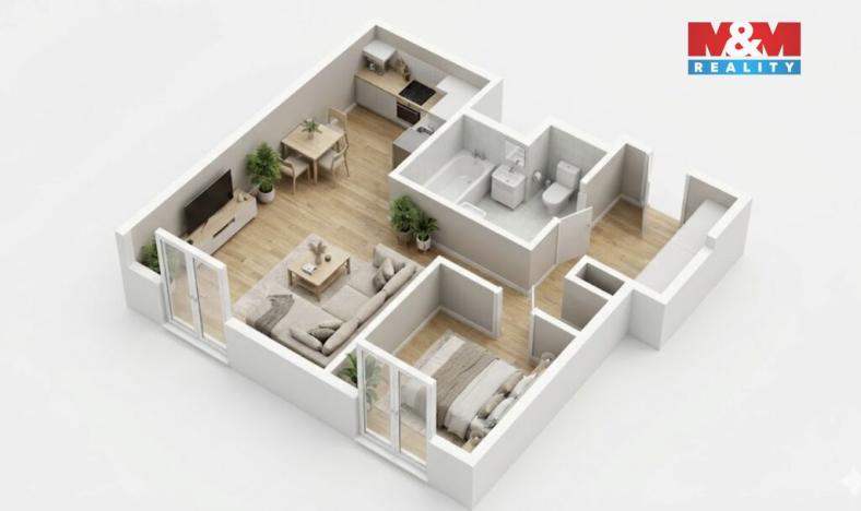 Prodej bytu 2+kk, Praha, Penízovková, 41 m2