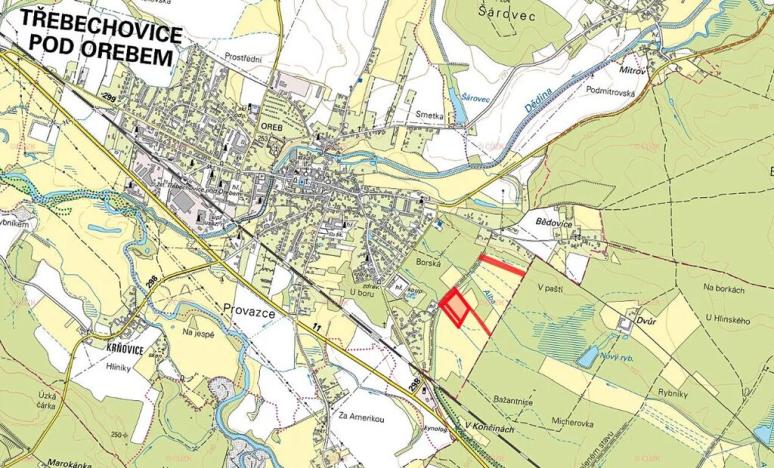 Prodej pole, Třebechovice pod Orebem, 31444 m2