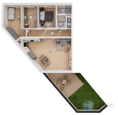 Prodej bytu 4+kk, Horoušany, K Lomu, 115 m2