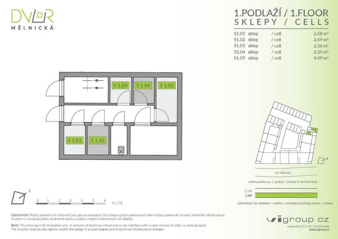 Prodej bytu 3+kk, Brandýs nad Labem-Stará Boleslav - Stará Boleslav, Mělnická, 63 m2