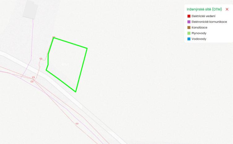 Prodej pozemku, Srby, 823 m2