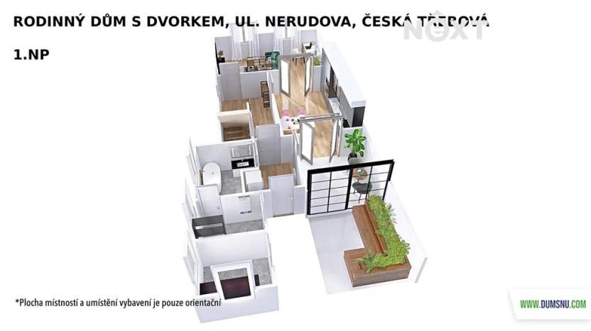 Prodej rodinného domu, Česká Třebová, Nerudova, 60 m2