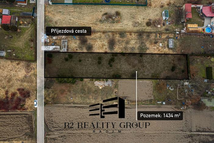 Prodej pozemku, Olomouc, 1434 m2