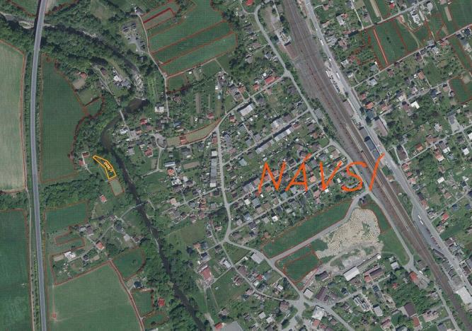 Prodej pozemku, Návsí, 1001 m2