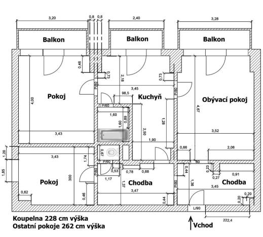 Pronájem bytu 3+1, Most, M. G. Dobnera, 63 m2