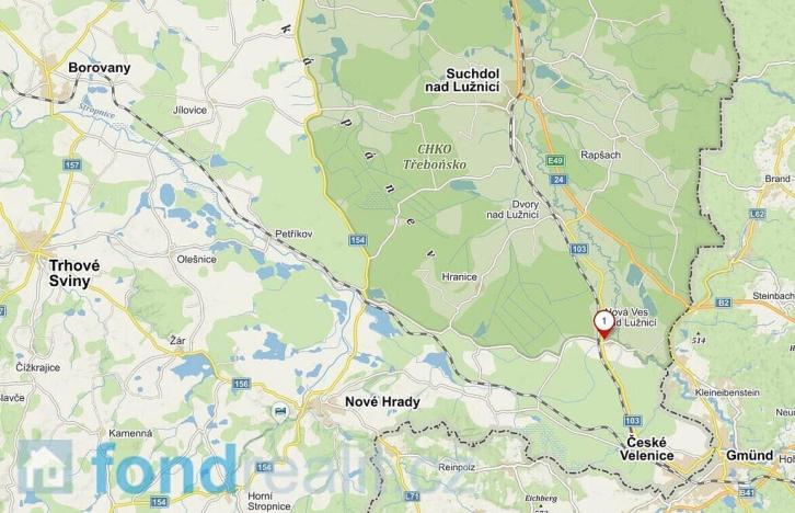 Prodej pozemku, Nová Ves nad Lužnicí, 539 m2