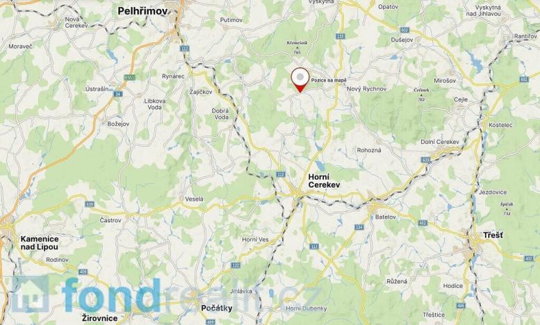 Prodej pozemku, Nový Rychnov - Čejkov, 1182 m2