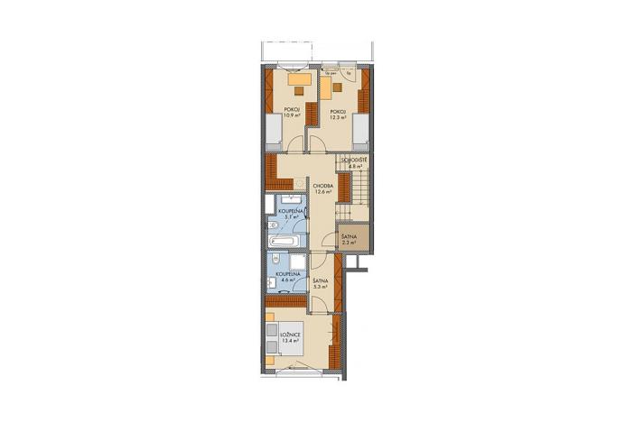 Prodej bytu 4+kk, Praha, Honzíkova, 112 m2