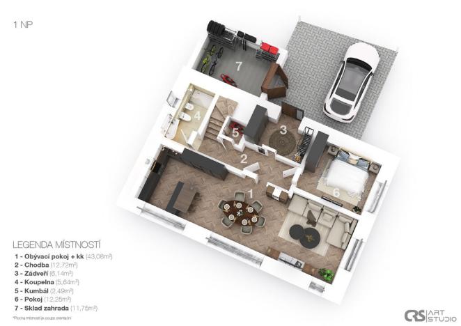 Prodej rodinného domu, Tupadly, 173 m2