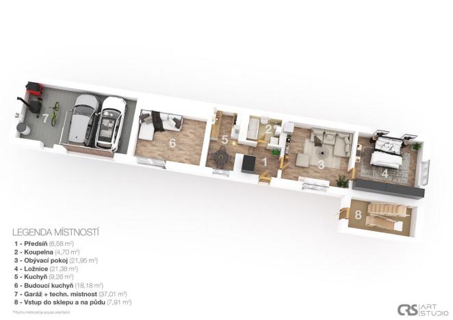 Prodej rodinného domu, Neveklov - Radslavice, 79 m2