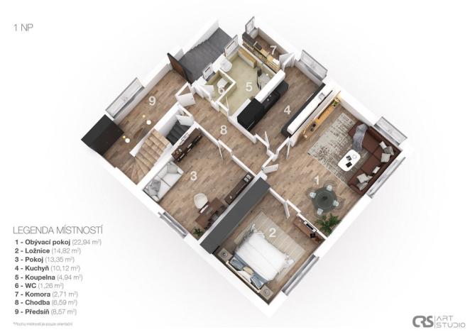 Prodej rodinného domu, Loket - Němčice, 162 m2