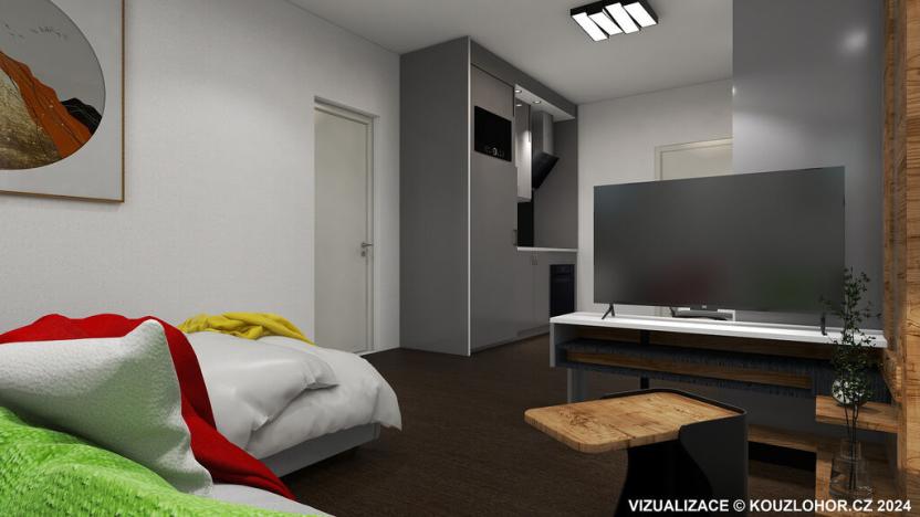 Prodej bytu 1+kk, Janov nad Nisou - Hrabětice, 18 m2