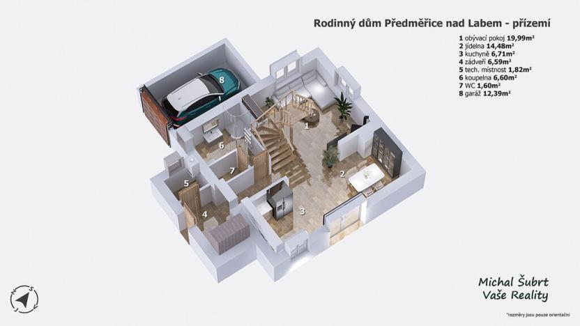 Prodej rodinného domu, Předměřice nad Labem, Na Obci, 122 m2