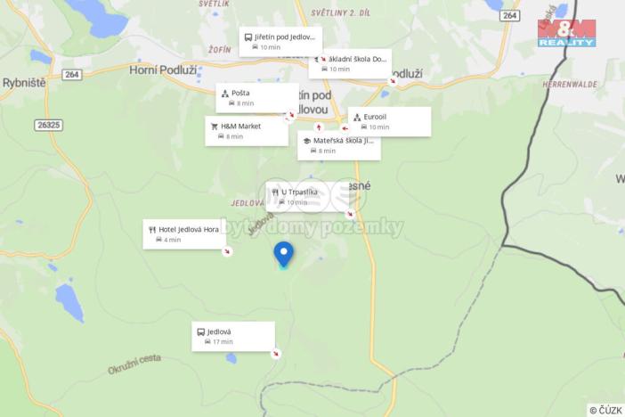 Prodej louky, Jiřetín pod Jedlovou - Rozhled, 15674 m2