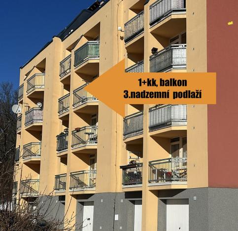 Pronájem bytu 1+kk, Liberec - Liberec XXX-Vratislavice nad Nisou, U Sila, 38 m2