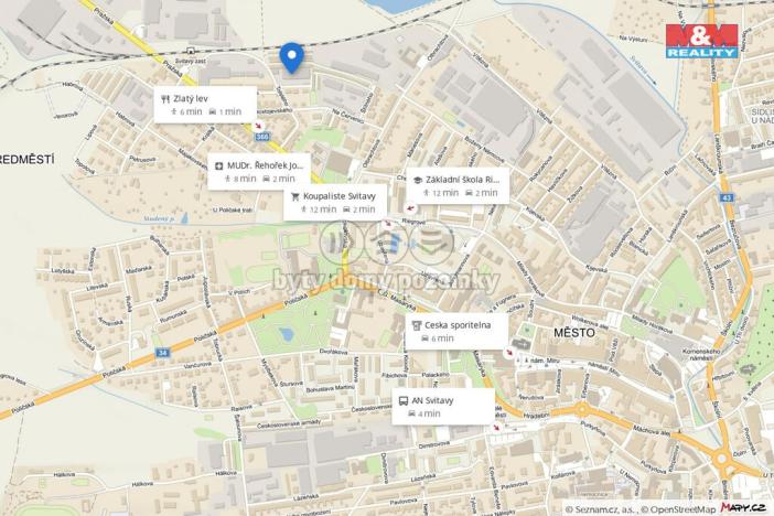 Pronájem kanceláře, Svitavy - Předměstí, Tolstého, 23 m2