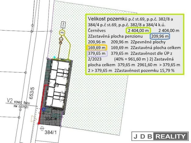 Prodej komerčního pozemku, Roudnice nad Labem, 2404 m2