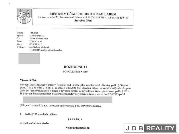 Prodej komerčního pozemku, Roudnice nad Labem, 2404 m2