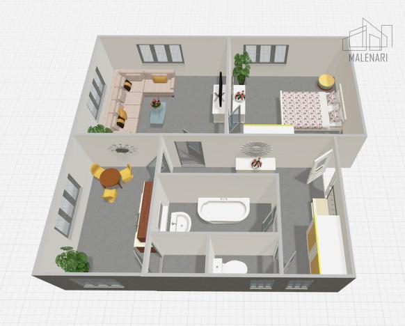 Prodej bytu 2+1, Praha - Zbraslav, K Havlínu, 55 m2