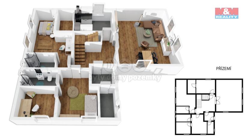 Prodej rodinného domu, Vysoké nad Jizerou, Staroveská, 181 m2