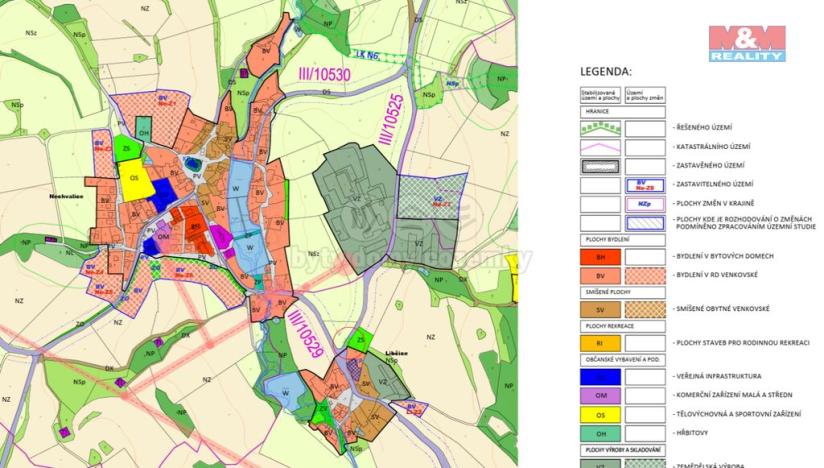 Prodej pozemku pro bydlení, Nechvalice, 6734 m2