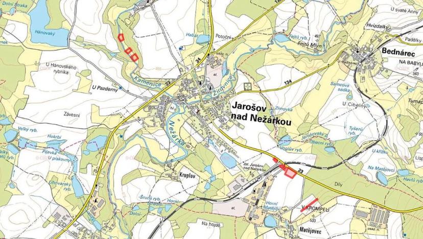 Prodej pole, Jarošov nad Nežárkou, 7174 m2