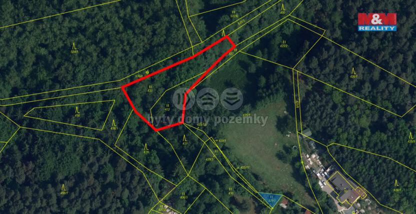 Prodej lesa, Mírová pod Kozákovem - Sekerkovy Loučky, 5461 m2