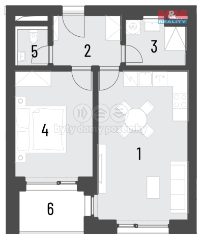 Prodej bytu 2+kk, Brandýs nad Labem-Stará Boleslav, Dřevčická, 44 m2