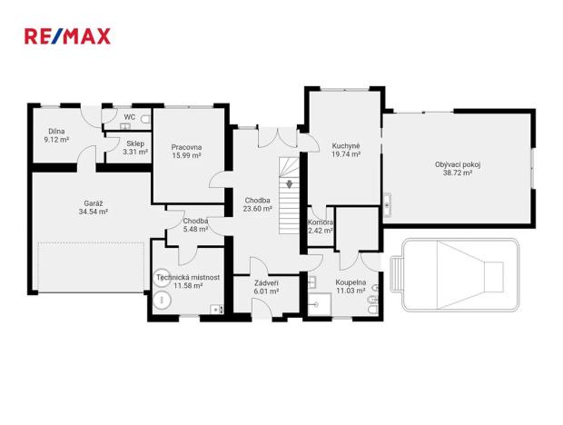 Prodej rodinného domu, Hostivice, Liliová, 392 m2