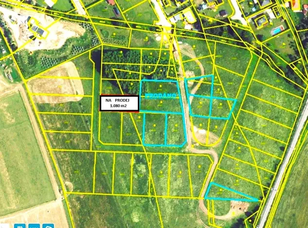 Prodej pozemku pro bydlení, Nový Malín, 1080 m2