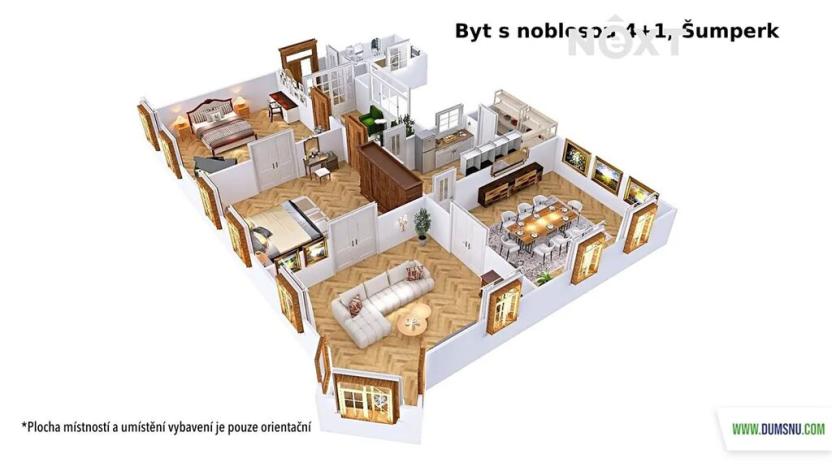 Prodej bytu 4+1, Šumperk, Bulharská, 163 m2